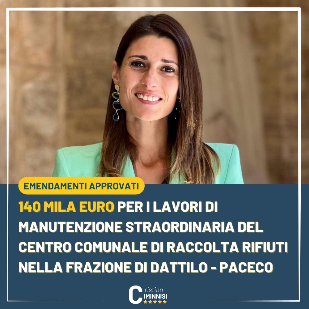 140 mila euro per il centro comunale di raccolta rifiuti di Dattilo, Paceco