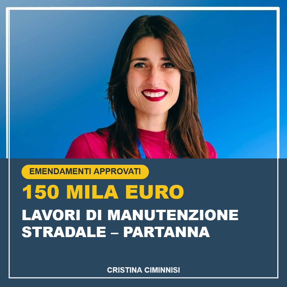 150 mila euro per i lavori di manutenzione stradale a Partanna